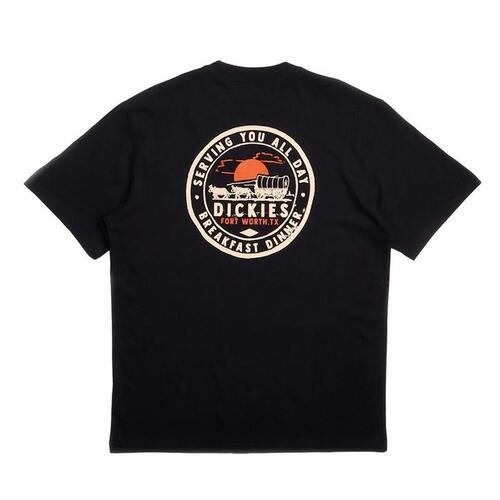Kortærmet T-shirt til Mænd Dickies Greensburg Sort L