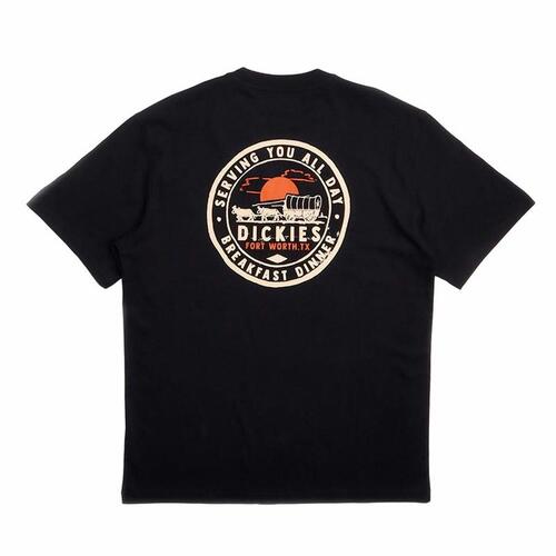 Kortærmet T-shirt til Mænd Dickies Greensburg Sort M