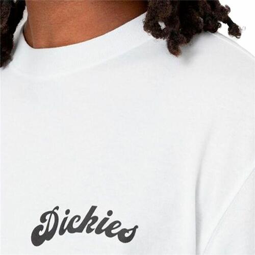 Kortærmet T-shirt til Mænd Dickies Grainfield Hvid L