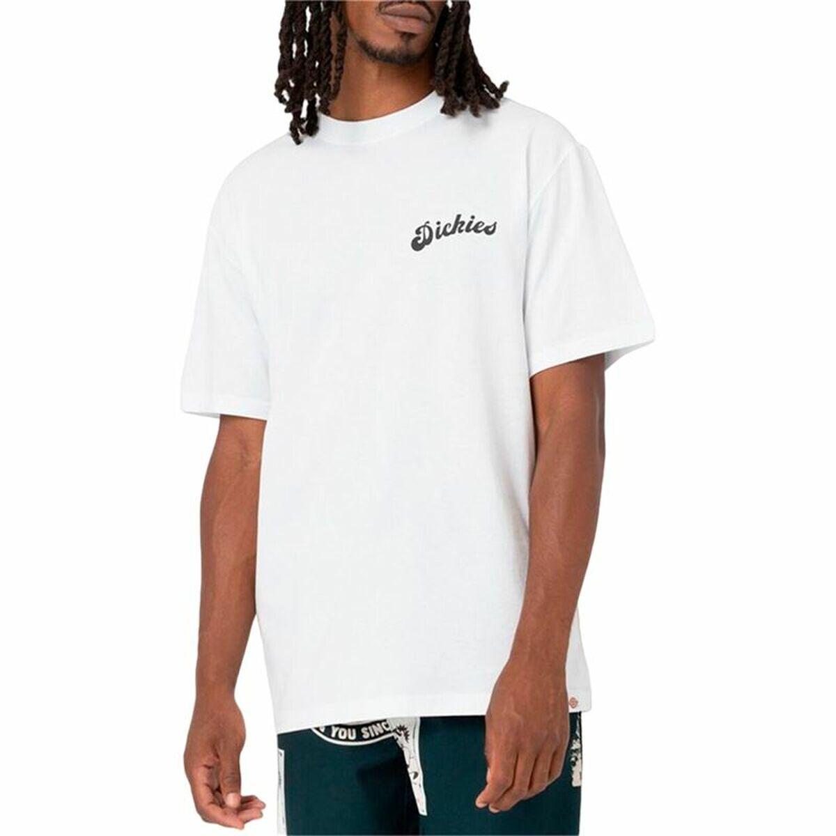 Kortærmet T-shirt til Mænd Dickies Grainfield Hvid M