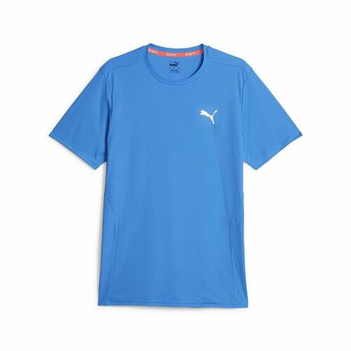 Kortærmet T-shirt til Mænd Puma Run Favorite Ss Himmelblå S