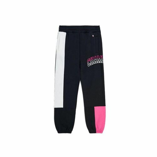 Lange sportsbukser Champion Elastic Cuff Legacy Sort Dame S
