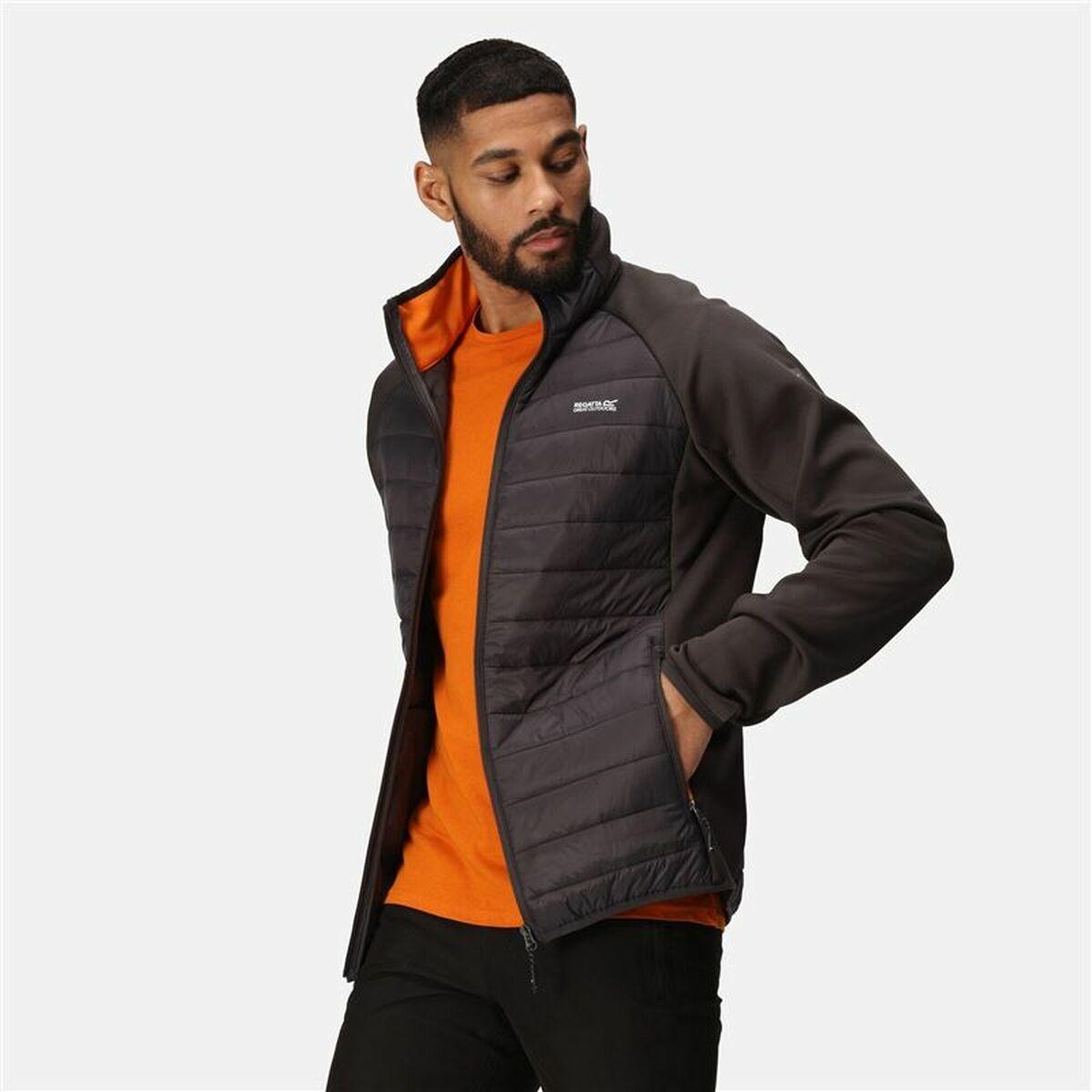 Sportsjakke til Mænd Regatta Clumber IV Hybrid Sort XL