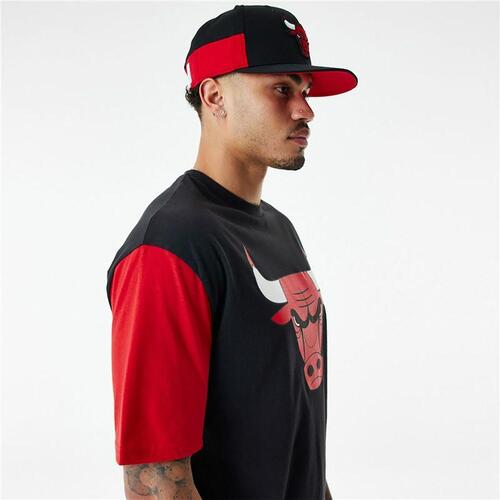 Kortærmet T-shirt til Mænd New Era NBA Colour Insert Chicago Bulls Sort L
