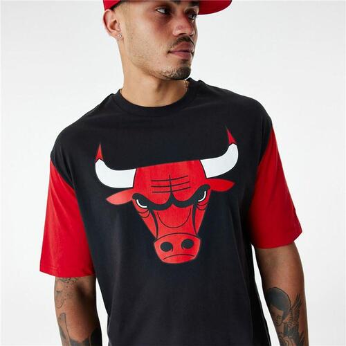 Kortærmet T-shirt til Mænd New Era NBA Colour Insert Chicago Bulls Sort M