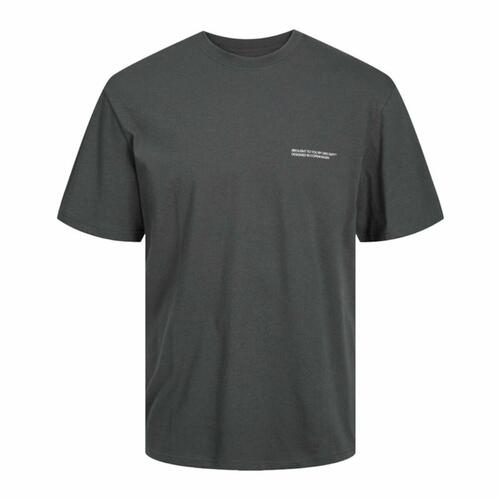 Kortærmet T-shirt til Mænd Jack & Jones Jorvesterbro Mørkegrå 2XL