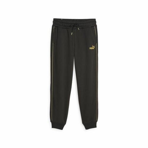 Lange sportsbukser Puma Ess+ Minimal Gold Sort Dame L