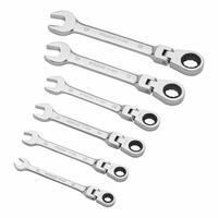 Combination spanner set Stanley 181a.25cpepb 8-19 mm 6 Dele