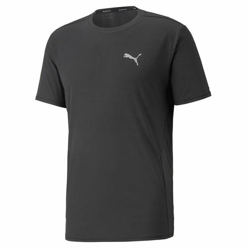 Kortærmet T-shirt til Mænd Puma Run Favorite Ss Sort S