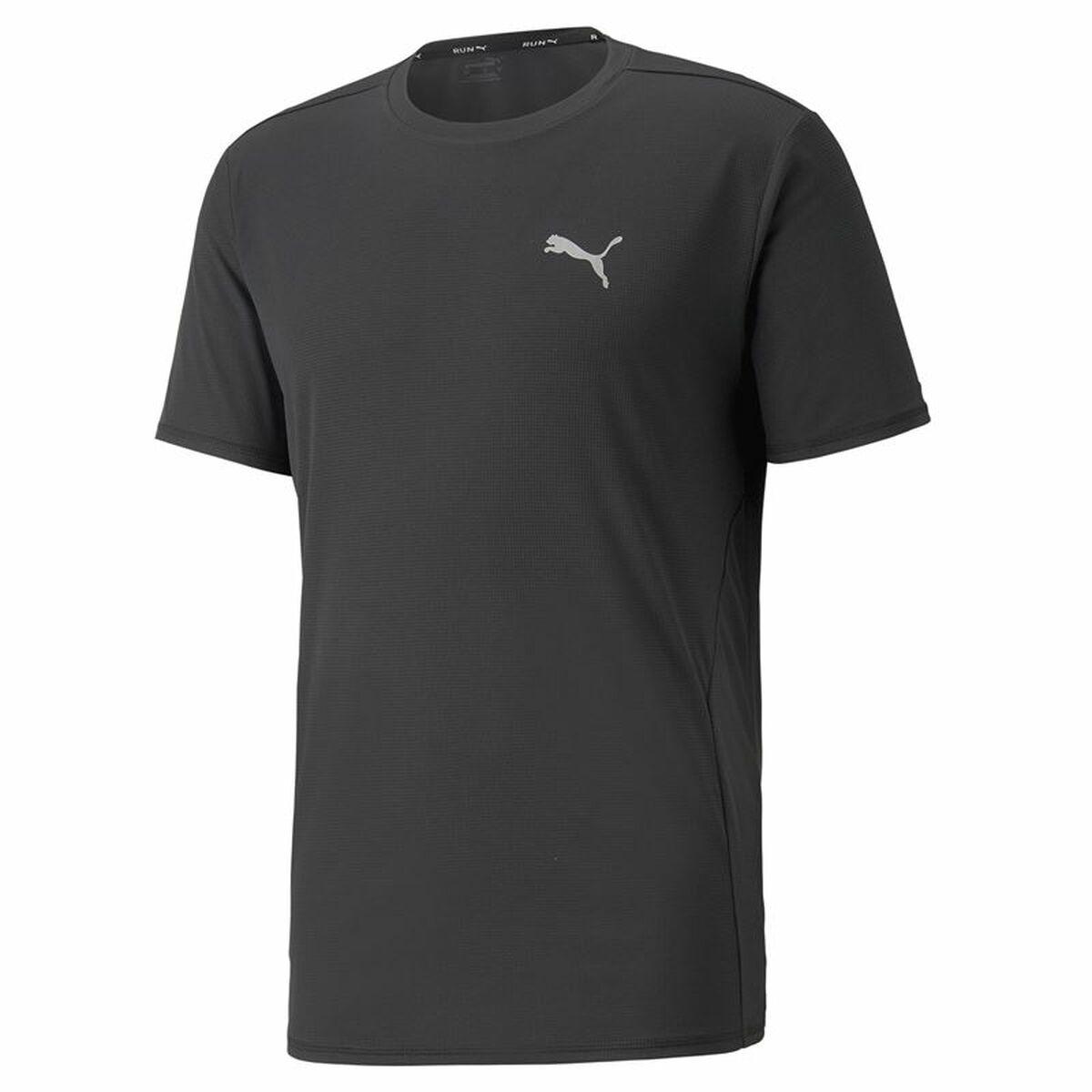 Kortærmet T-shirt til Mænd Puma Run Favorite Ss Sort S