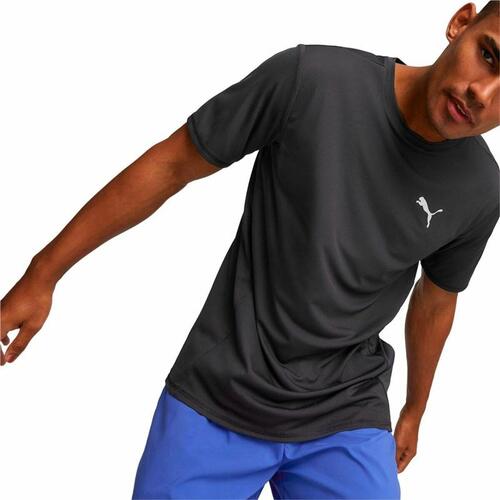 Kortærmet T-shirt til Mænd Puma Run Favorite Ss Sort S