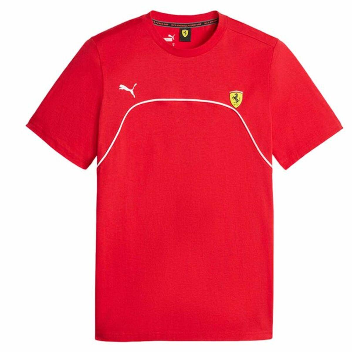 Kortærmet T-shirt til Mænd Puma Ferrari Race Rød L