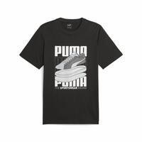 Kortærmet T-shirt til Mænd Puma Graphiccs Sneaker Sort 2XL