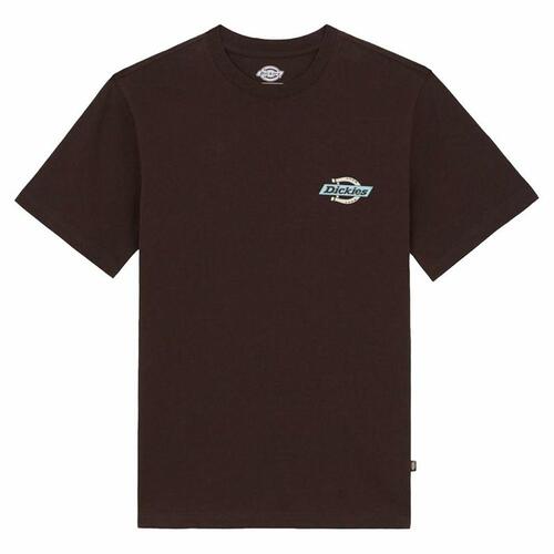 Kortærmet T-shirt til Mænd Dickies Ss Ruston Brun XL