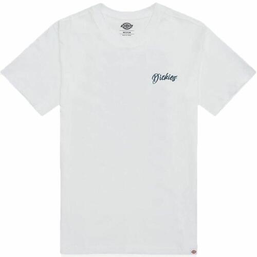 Kortærmet T-shirt til Mænd Dickies Dighton Hvid XL