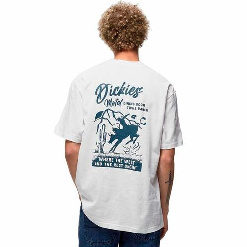 Kortærmet T-shirt til Mænd Dickies Dighton Hvid XL