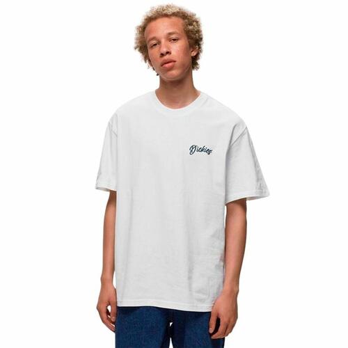 Kortærmet T-shirt til Mænd Dickies Dighton Hvid XL