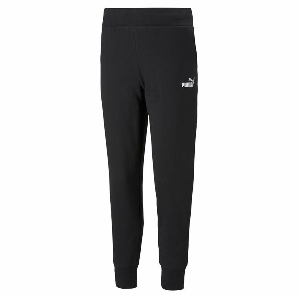 Lange sportsbukser Puma Ess Sweat Fl Cl Sort Dame S
