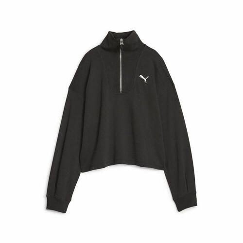 Sweaters uden Hætte til Kvinder Puma 676005 01 Sort XS