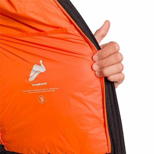 Sportsjakke til Mænd Trangoworld Clisson Sort S