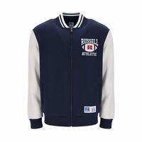Sportsjakke til Mænd Russell Athletic Bomber Ty Marineblå S