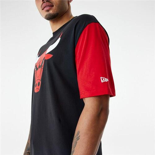 Kortærmet T-shirt til Mænd New Era NBA Colour Insert Chicago Bulls Sort S