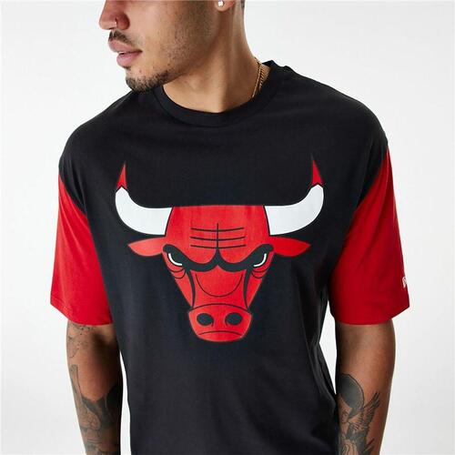 Kortærmet T-shirt til Mænd New Era NBA Colour Insert Chicago Bulls Sort S