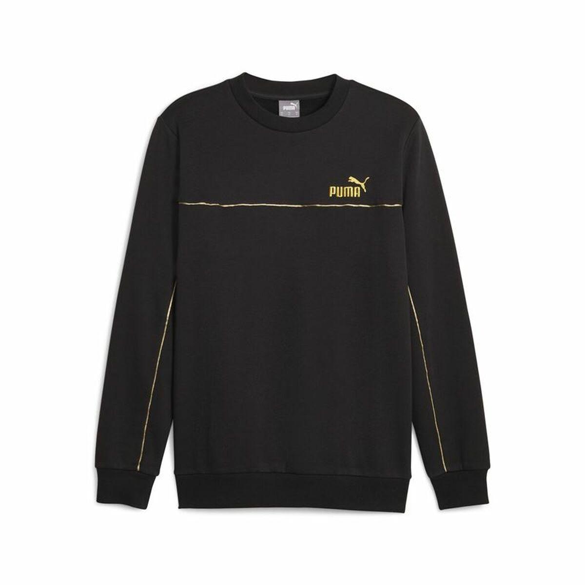 Sweaters uden Hætte til Mænd Puma ESS+ Minimal Gold Cr Sort S