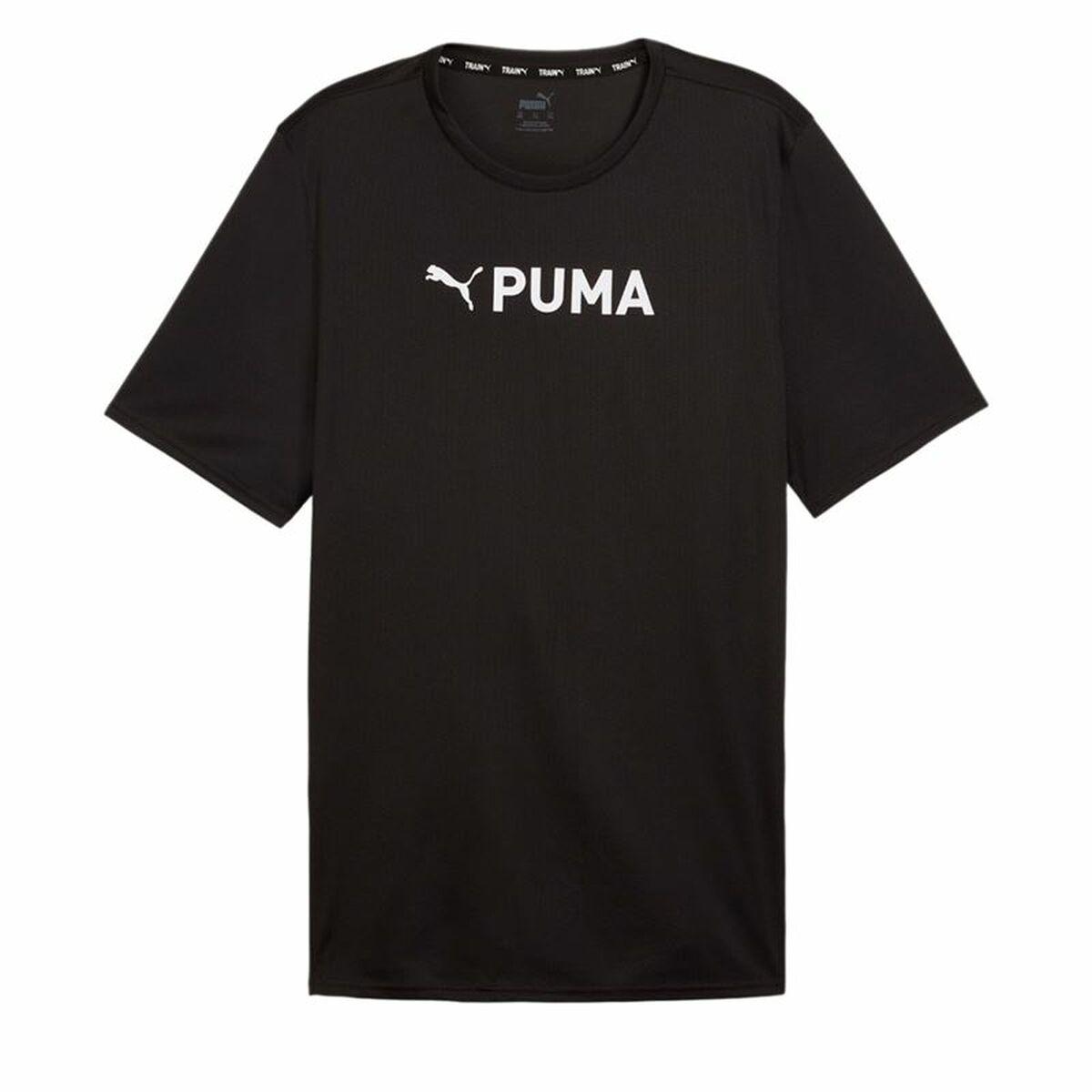 Kortærmet T-shirt til Mænd Puma Fit Ultrabreath Sort M