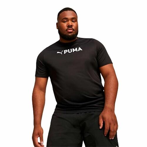 Kortærmet T-shirt til Mænd Puma Fit Ultrabreath Sort M