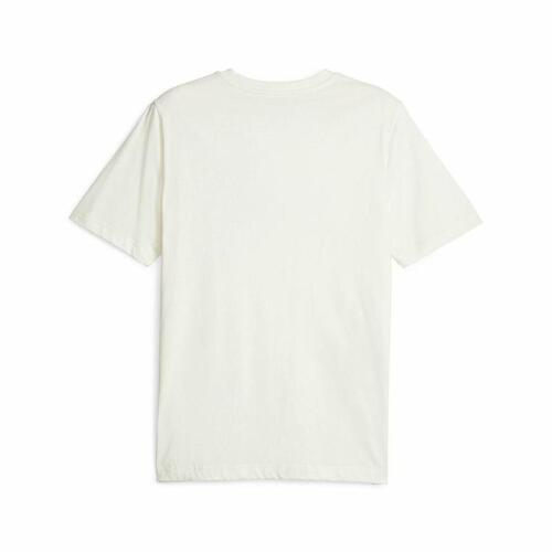 Kortærmet T-shirt til Mænd Puma Ess+ Hvid S