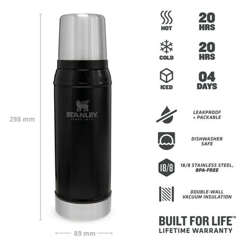 Termokande Stanley 10-01612-028 Sort Rustfrit stål 750 ml