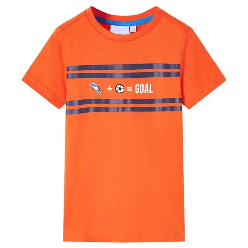 T-shirt til børn str. 92 orange