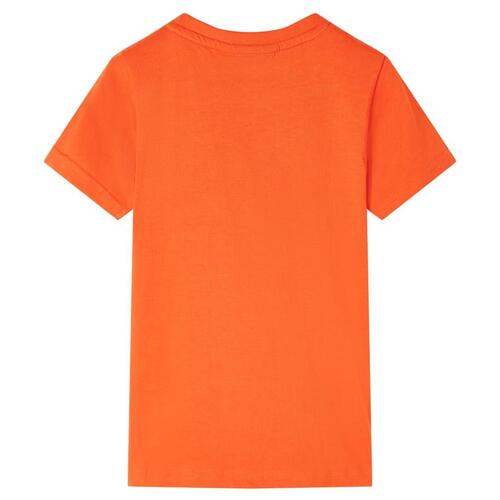 T-shirt til børn str. 92 orange