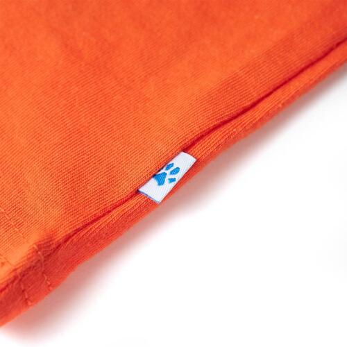 T-shirt til børn str. 92 orange