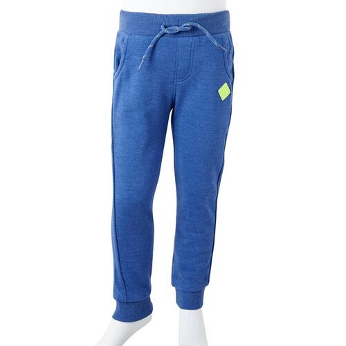Joggingbukser til børn str. 92 blåmeleret