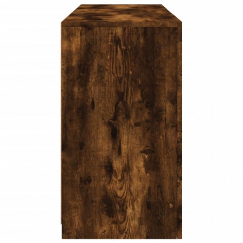 Skænk med LED-lys 123 × 37 × 67 cm - røget egetræsfarve