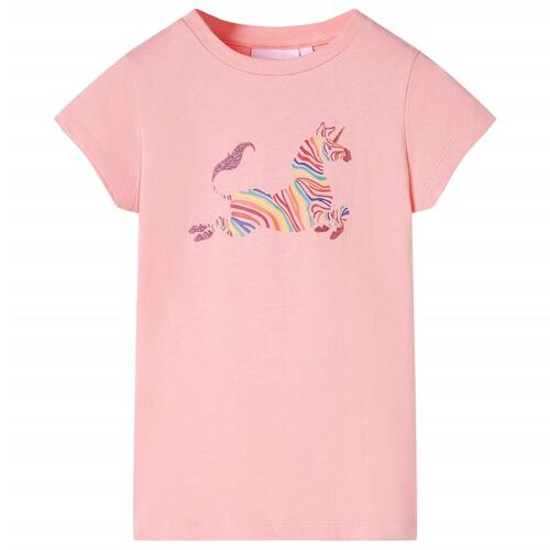 T-shirt til børn str. 128 lyserød