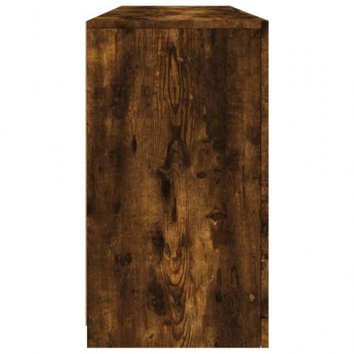 Skænk med LED-lys 163×37×67 cm - røget egetræsfarve