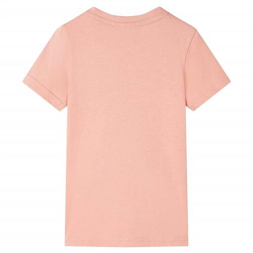 T-shirt til børn str. 104 lys orange