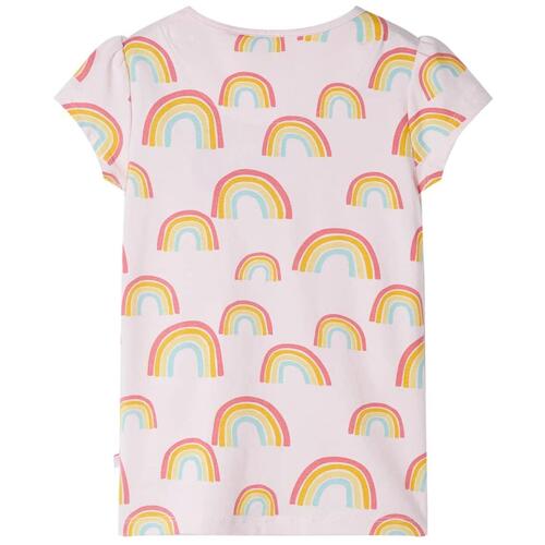 Pyjamas til børn str. 116 korte ærmer lyserød