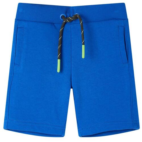 Shorts til børn str. 104 med snøre blå