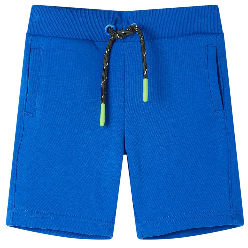 Shorts til børn str. 104 med snøre blå