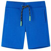 Shorts til børn str. 128 med snøre blå