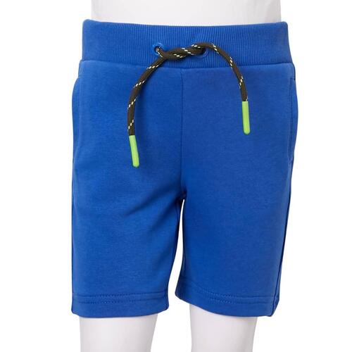 Shorts til børn str. 128 med snøre blå