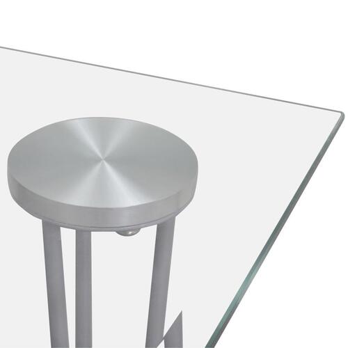 Spisebord med glasbordplade klar
