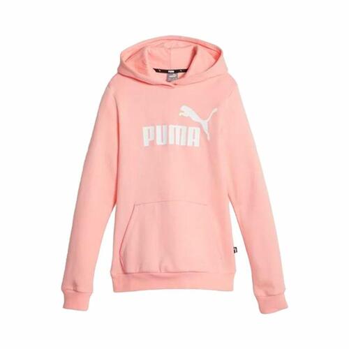 Sweatshirt til Børn Puma Ess Logo Fl Laksefarvet 5-6 år