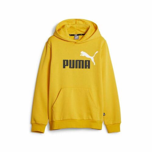 Sweatshirt til Børn Puma Ess+ 2 Col Big Logo Gul 3-4 år