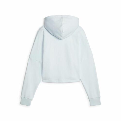 Sweatshirt til Børn Puma Ess Logo Croppedo Hvid 15-16 år
