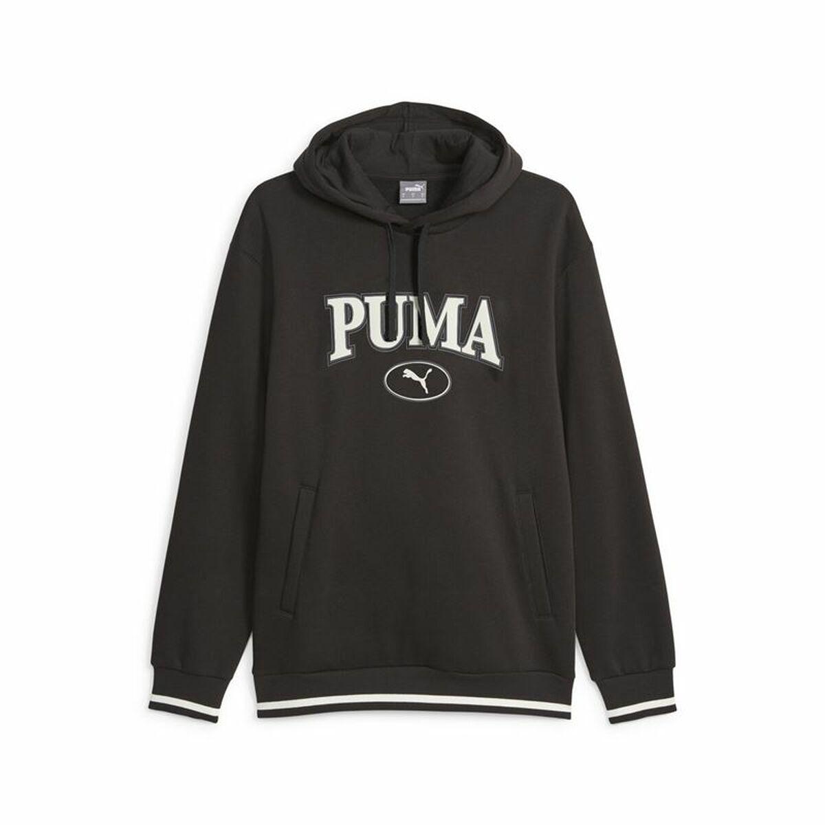 Hættetrøje til Mænd Puma Squad Fl Sort L